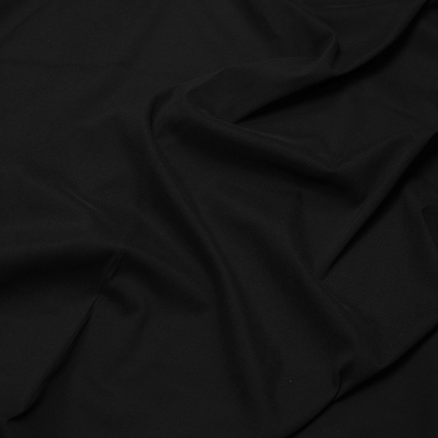 Poly Crepe Lycra Black - 130 GSM - PE0000001