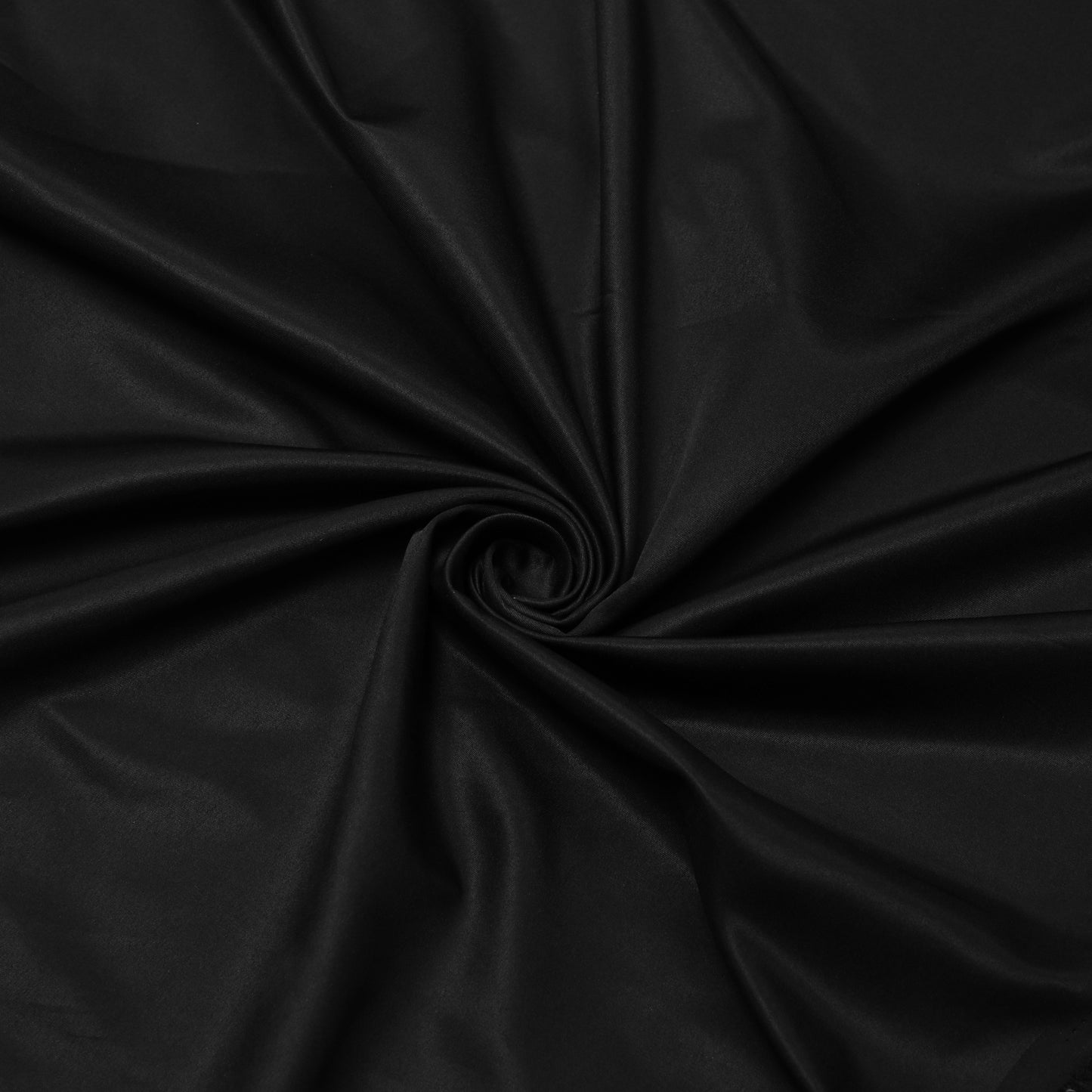 Poly Satin Twill Black - PS0000001