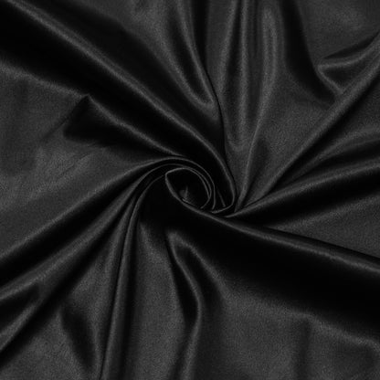 Poly Satin Lycra Black - 135 GSM - PS0000002