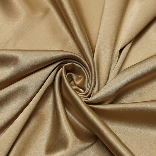 Poly Satin Lycra Beige - 126 GSM - PS0000003