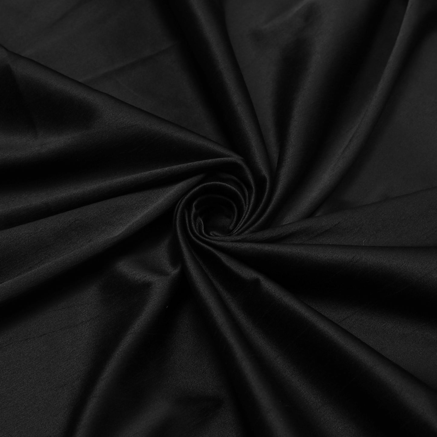 Poly Satin Lycra Black - 142 GSM - PS0000005