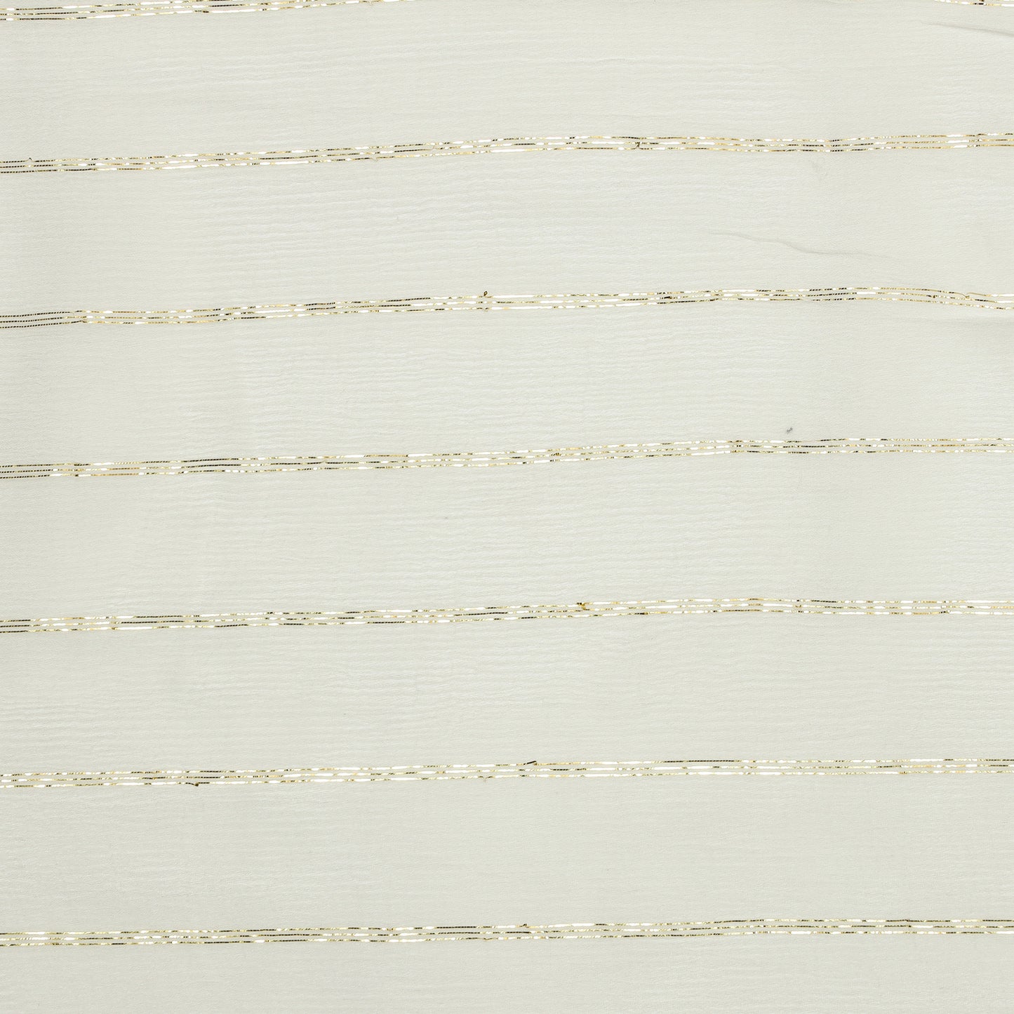 Viscose Chiffon 3x3 Gold Stripe - VC0110062