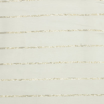 Viscose Chiffon 3x3 Gold Stripe - VC0110062