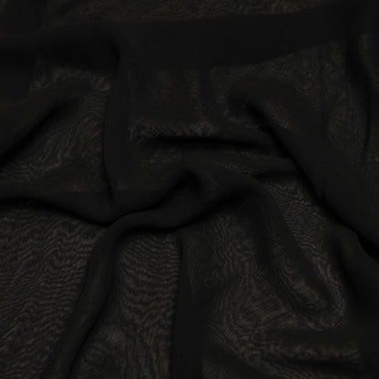 Viscose Georgette Black Dyed - VG0100001