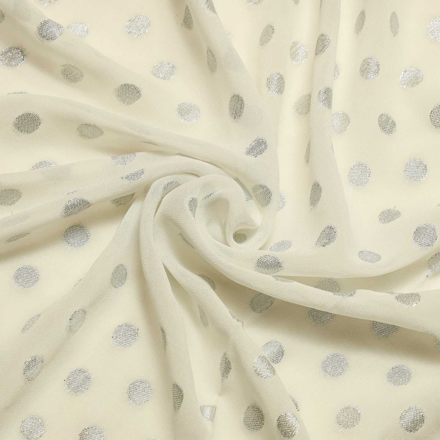 Viscose Georgette Big Fine Polka - VG0130002