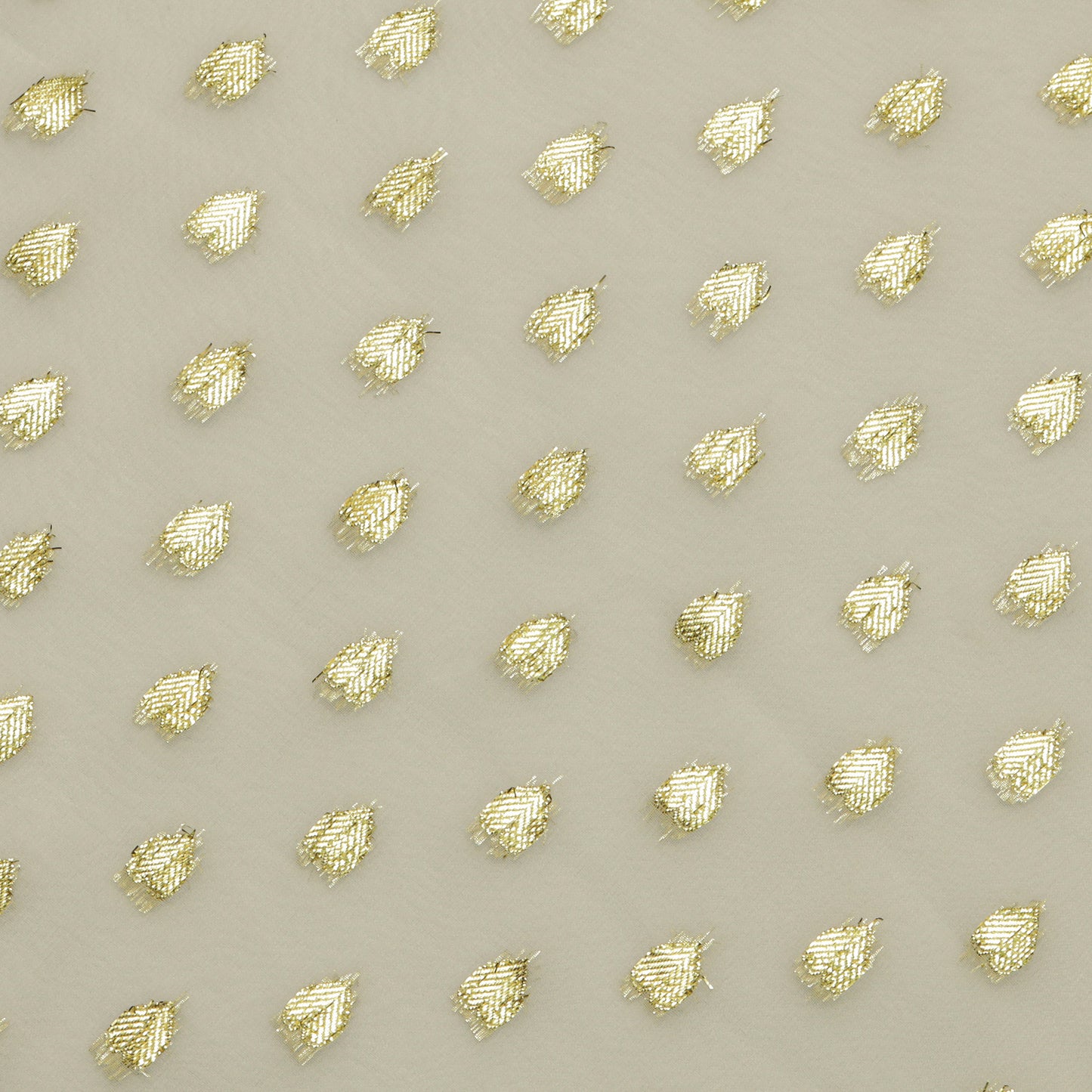 Viscose Georgette Heart of 24 karat Gold - VG0130021