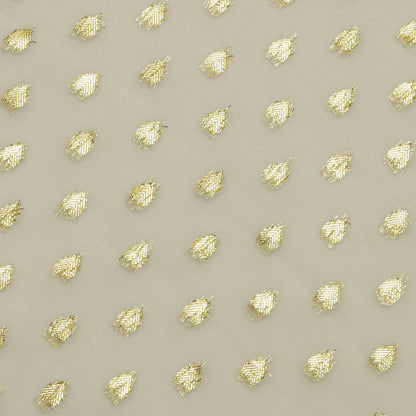 Viscose Georgette Heart of 24 karat Gold - VG0130021