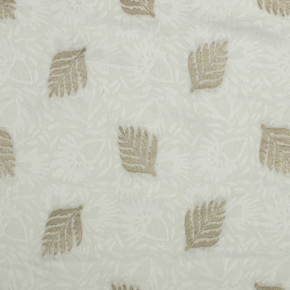 Viscose Uppada Vintage Fern and Self Leaf - VP0840051