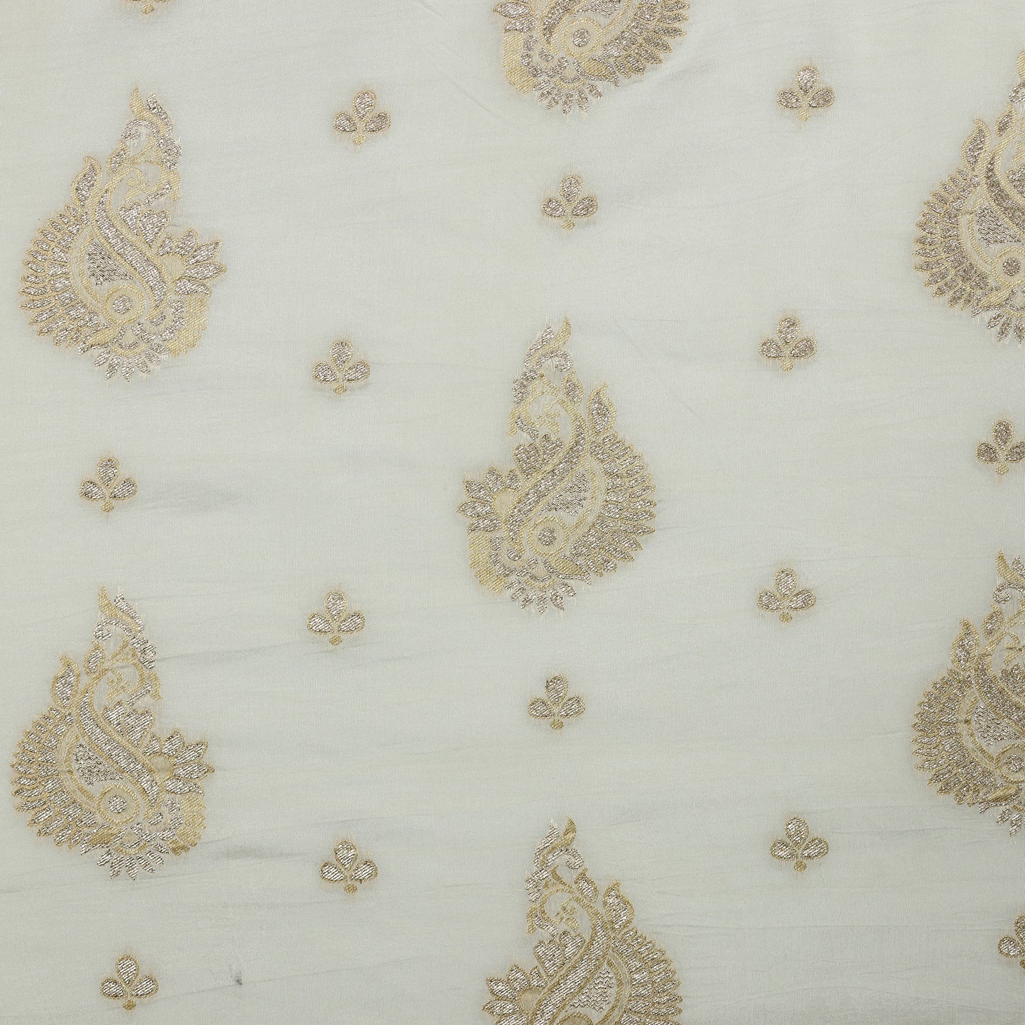 Viscose Uppada Gold Radiant Paisley - VP4240057