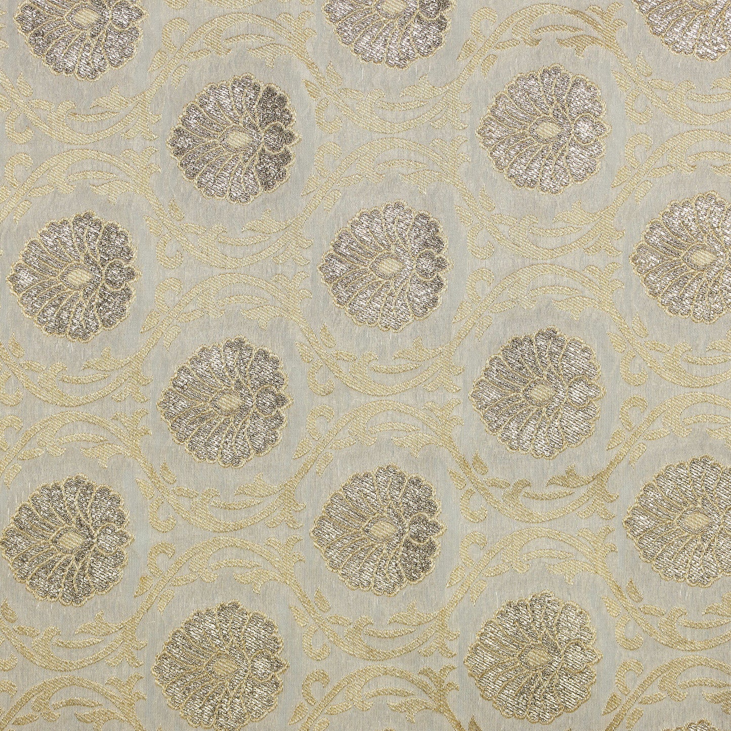 Viscose Uppada Gold Regal Flora - VP4240058