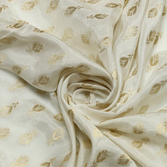 Viscose Uppada Gold Blossoming Buds - VP4240084