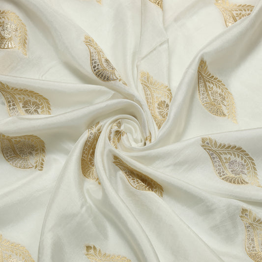 Viscose Uppada Gold Curvy Vine - VP4240087