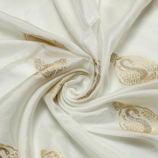 Viscose Uppada Gold Swan - VP4240096