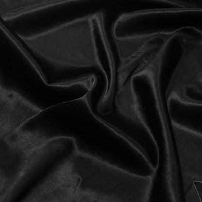 Viscose Satin Lycra Black - 172 GSM - VS0000015