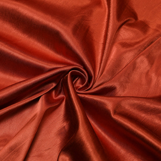 Viscose Satin Lycra Rust - 172 GSM - VS0000019