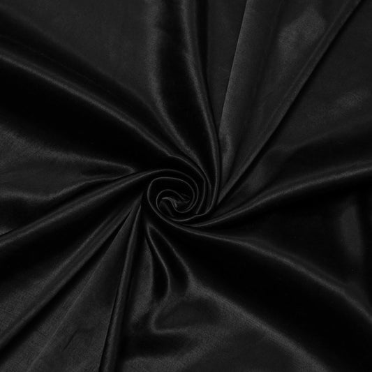 Viscose Satin Lycra Black #2 - 172 GSM - VS0000020