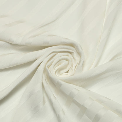 Viscose Moss Crepe with Satin Stripe - VS0010001