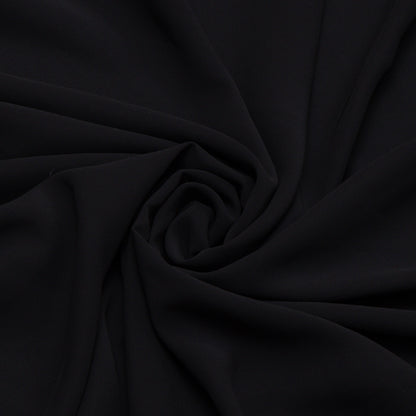 Poly Georgette Black 71 GSM - PG5340024