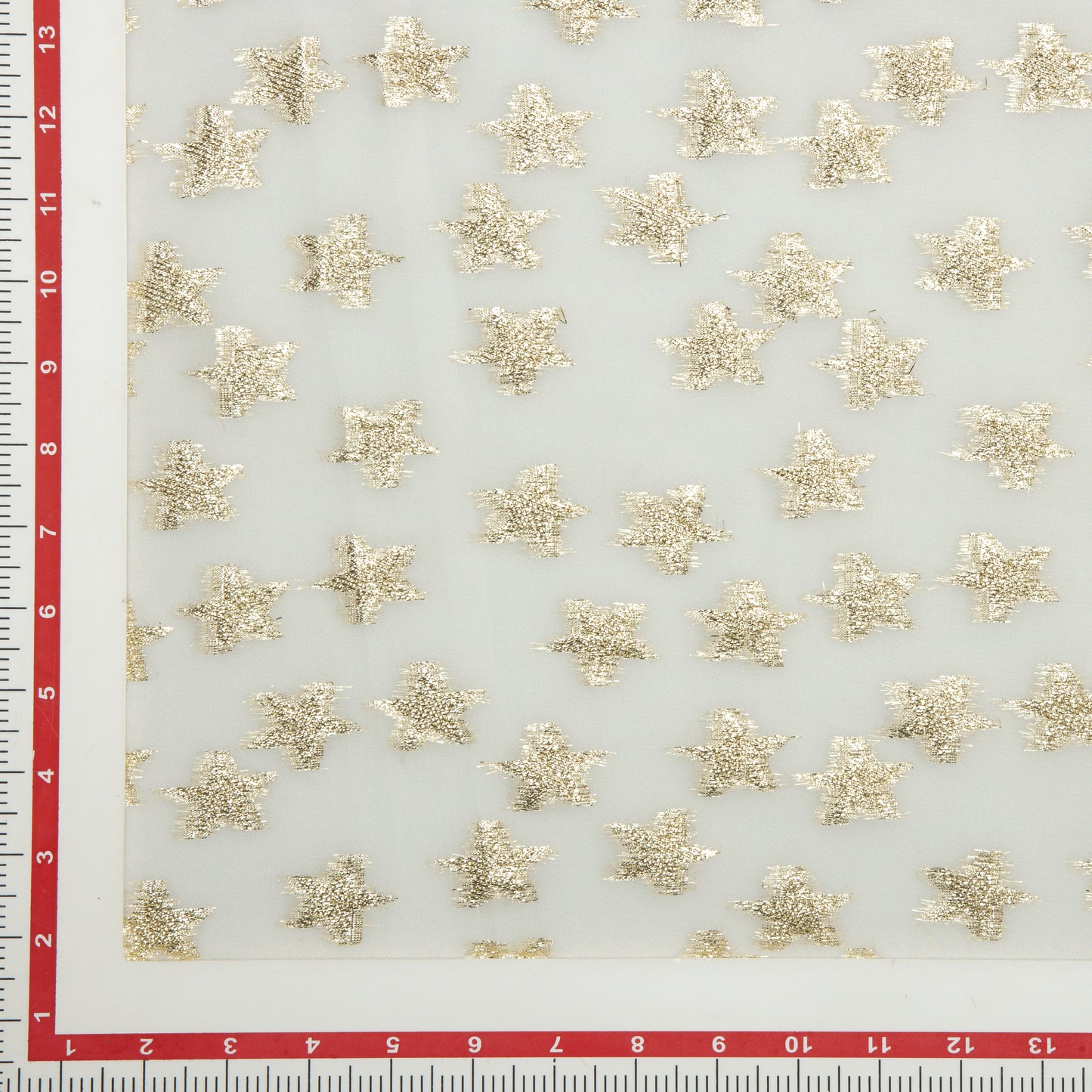 Viscose Georgette Gold Super Stars - VP1440125